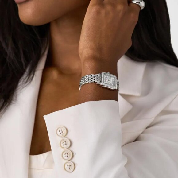 MICHELE Deco Madison Mini Stainless Steel - NEEDS BATTERY - Picture 10 of 11